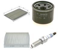 Bosch Service Kit with Air, Oil & Cabin Filters and Spark fits Suzuki Ignis III