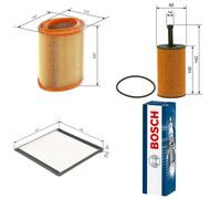 Bosch Service Kit with Air, Oil & Cabin Filters and Spark Plugs fits Citroën MPV