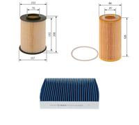 Bosch Service Kit with Air, Oil & Cabin Filters fits Ford Focus II 2009-2011 2.5