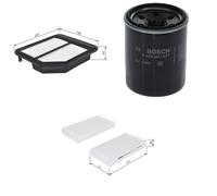 Bosch Service Kit with Air, Oil & Cabin Filters fits Honda Fr-V 2007-2009 1.8