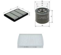 Bosch Service Kit with Air, Oil & Cabin Filters fits Hyundai I10 III 2019 on 1.2