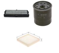 Bosch Service Kit with Air, Oil & Cabin Filters fits Kia Picanto III 2017 on 1.0