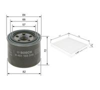 BOSCH F 026 400 841 Air filter