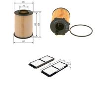Bosch Service Kit with Air, Oil & Cabin Filters fits Mazda 3 2008-2013 1.6