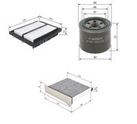 Cabin filter Activated Carbon Filter 1 987 432 426 BOSCH for MITSUBISHI GRANDIS