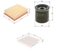 Bosch Service Kit with Air, Oil & Cabin Filters fits Renault Vel Satis 2002-2009