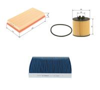 Bosch Service Kit with Air, Oil & Cabin Filters fits VW Polo IV 2002-2006 1.4