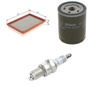 Bosch Service Kit with Air & Oil Filters and Spark Plugs fits Alfa Romeo 155