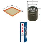 Bosch Service Kit with Air & Oil Filters and Spark Plugs fits Chevrolet Cruze