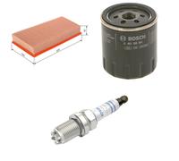 Bosch Service Kit with Air & Oil Filters and Spark Plugs fits Citroën Bx