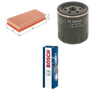 Bosch Service Kit with Air & Oil Filters and Spark Plugs fits Citroën Dispatch I
