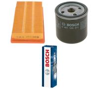 Bosch Service Kit with Air & Oil Filters and Spark Plugs fits Dodge Caravan