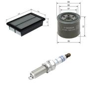 Bosch Service Kit with Air & Oil Filters and Spark Plugs fits Hyundai Bayon