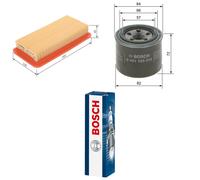 Bosch 1 457 433 097 Air Filter Replacement Fits Nissan Patrol 4.2 D 1988-1997