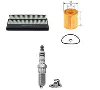 Bosch Service Kit with Air & Oil Filters and Spark Plugs fits Mazda 6 2007-2013
