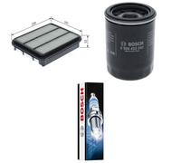 Bosch Service Kit with Air & Oil Filters and Spark Plugs fits Mitsubishi Space