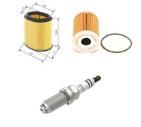 Bosch Service Kit with Air & Oil Filters and Spark Plugs fits Porsche 911