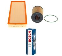 Bosch Service Kit with Air & Oil Filters and Spark Plugs fits Porsche Cayenne