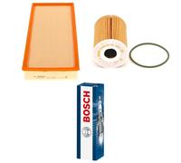 Bosch Service Kit with Air & Oil Filters and Spark Plugs fits Porsche Cayenne