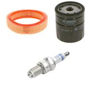Bosch Service Kit with Air & Oil Filters and Spark Plugs fits Renault 21