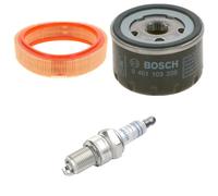 Bosch Service Kit with Air & Oil Filters and Spark Plugs fits Renault Super 5