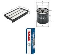 Bosch Service Kit with Air & Oil Filters and Spark Plugs fits Toyota Celica