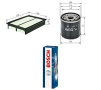 Bosch Service Kit with Air & Oil Filters and Spark Plugs fits Toyota Celica