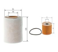 Bosch Service Kit with Air & Oil Filters fits Smart Roadster 2003-2005