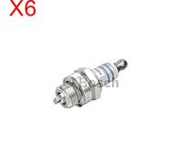 BOSCH Set of x6 Sparks Plug DLLA 157 P 1424 Class 2 0241236834