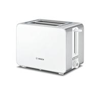 Bosch Sky Compact 2 Slot Stainless Steel Toaster, TAT7201GB, White
