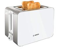 Bosch Sky Compact TAT7201GB 2 Slot Stainless Steel Toaster with 7 variable browning levels including frozen - White