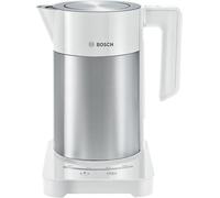 Bosch TWK7201GB electric kettle 1.7 L 3000 W Stainless steel, White