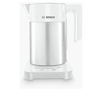 Bosch TWK7201GB electric kettle 1.7 L 3000 W Stainless steel, White