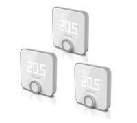 Bosch Smart Home Room Thermostat II for wired heating systems, 230 V, compatible with Google Assistant and Alexa, set of 3