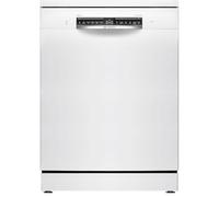 Bosch SMS4EMW06G Series 4, Freestanding Dishwasher 60cm, Home Connect, ExtraDry, Remarkably quiet, Glass Care, Rackmatic Adjustable Basket, Smart Start, ExtraShine Option, AquaStop, White