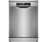 Bosch SMS8ECI02E Series 8 Dishwasher, Freestanding, Home Connect, Extra Clean Zone, Remote Diagnosis, Max Flex Pro, Green Collection, Steel, 60 cm