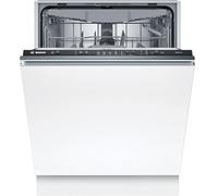 Bosch SMV25EX02E Series 2 Built-in Dishwasher, Fully Retractable InfoLight: LED Program Walk-Through Display, 3 Baskets, EcoDosage, AquaStop, 60 cm