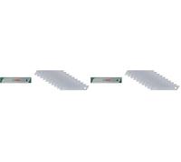 Bosch Snap Off Blades 18mm, 10-Piece (Accessories for Snap Off Knife/Cutter Knife; SK5 Steel; 18 mm Blade Size; 7 Snap Off Parts; Storage Case) (Pack of 2)