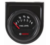 Bosch SP0F000056 Style Line 2" Fuel Level Gauge - Electric (Black Dial Face, Black Bezel)