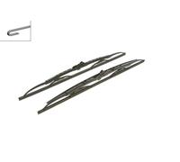 Bosch Wiper Blade Super Plus Spoiler SP21/21S, Length: 530mm/530mm - Set of Front Wiper Blades