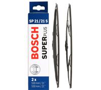 Bosch Wiper Blade Super Plus Spoiler SP21/21S, Length: 530mm/530mm - Set of Front Wiper Blades