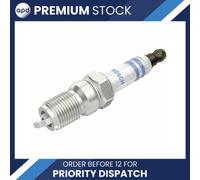 Genuine OE BOSCH 0242236563 / HR7KPP33+ DOUBLE PLATINUM Spark Plug 3 Pack
