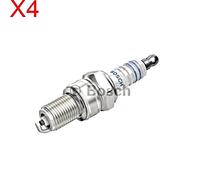 BOSCH Spark Plug 4x Fits ABARTH ALFA ROMEO ALPINE AUDI CATERHAM 62-07 0242245552