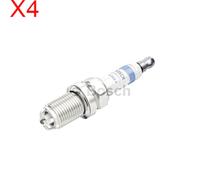 BOSCH Spark Plug 4x Fits ALFA ROMEO ASTON MARTIN AUDI AUSTIN MG 77-15 0242242501