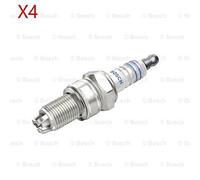 BOSCH Spark Plug 4x Fits AUDI 100 Avant SEAT Cordoba VW Caddy 83-09 0242229658
