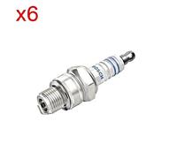 BOSCH Spark Plug 6x Fits BENELLI DUCATI HERCULES JAWA KREIDLER 67-99 0241235607