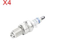 BOSCH Spark Plug x4 Petrol Fits AUDI CHEVROLET DAIHATSU HONDA 1969-