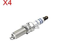 BOSCH Spark Plug x4 Petrol Fits MERCEDES C CLK E G S Class W203 W204 1.6-5.5 02-