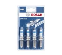 Bosch Spark Plugs Double Iridium 0242135812 (N48), Set of 4