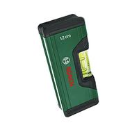 Bosch Home and Garden Spirit Level 12 cm (Compact Mini Level; Precise Alignment with Fluorescent Bubble for Horiziontal Reading; Aluminum Body, Softgrip Bumpers; V-Groove)